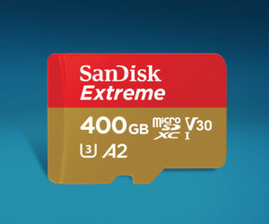 Sandisk zeigt flotte microSD-Karte mit 400 GByte