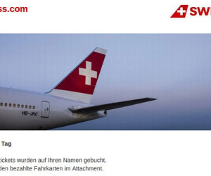 Bund warnt vor gefälschten «Swiss»-E-Mails mit Retefe im Anhang