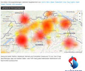 Swisscom: Internetprobleme bei Grosskunden