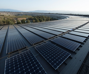 Apple setzt komplett auf erneuerbare Energie