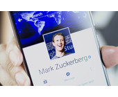 Zuckerberg Facebook-Profil auf Mobilgerät