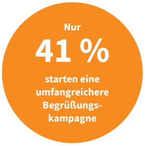 Umfangreiche Begrüßungskampagne