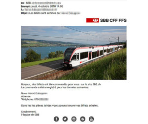 Fake-E-Mails kursieren im Namen der Kantonspolizei und SBB RailService