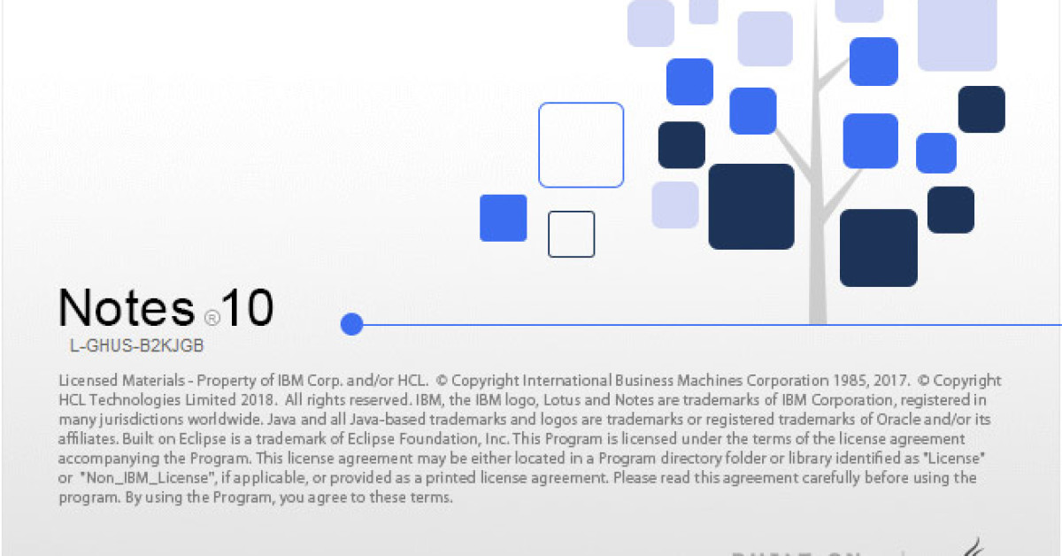 X page. HCL Notes Domino. IBM Notes. IBM Domino. IBM Domino 10.0.1.