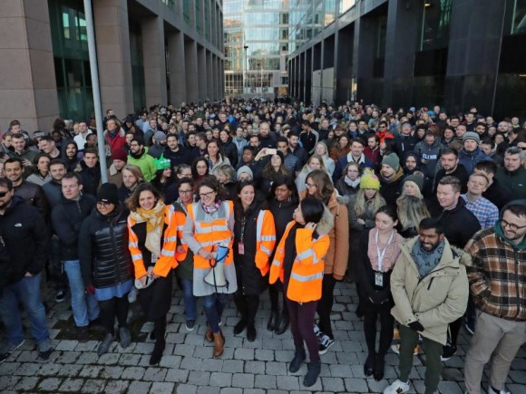 Google-Mitarbeiter in Dublin